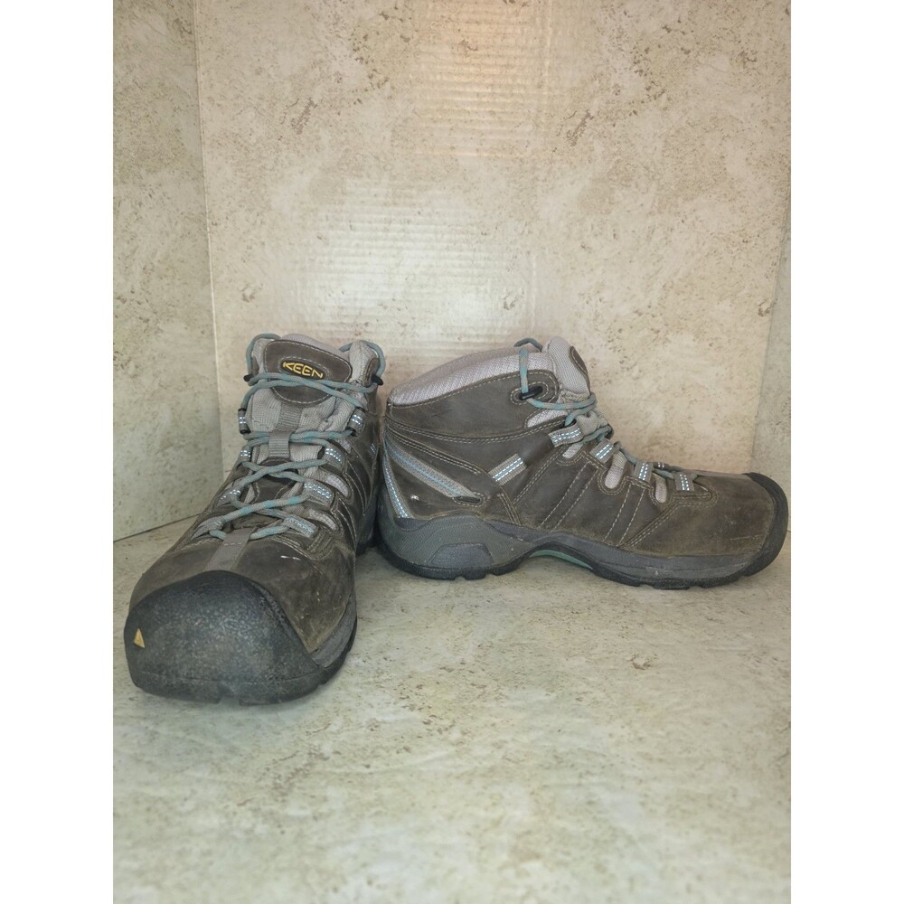 KEEN Utility Detroit Xt Mid Steel Toe Work Boots Women Sz 10M Hiking Outdoors